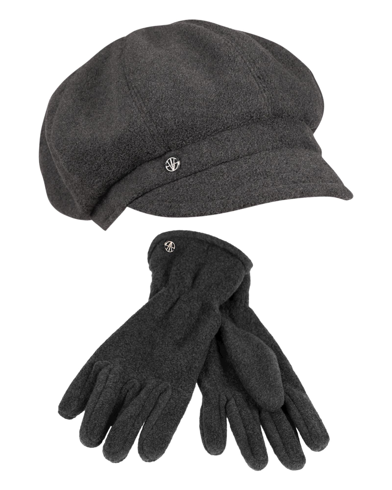 (image for) PolarSoft ® Schirmkappe + Handschuh - Anthrazit meliert Outlet